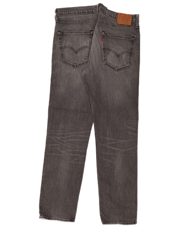 Męskie jeansy LEVI'S 502 zwężane W36 L32 szara bawełna