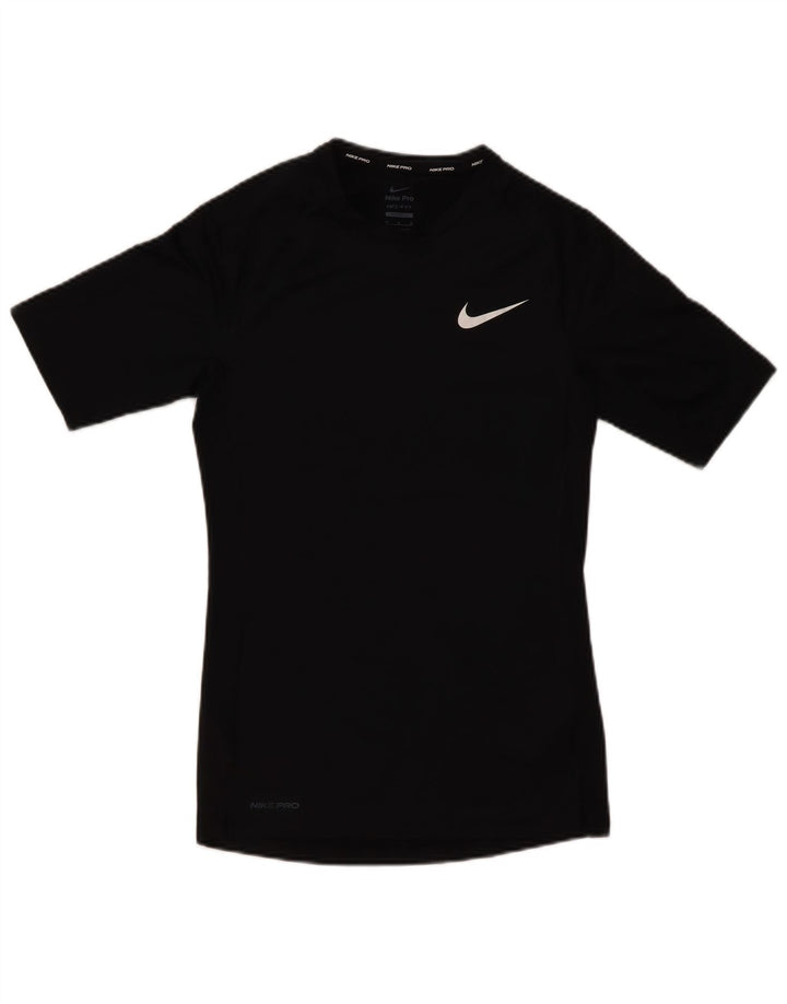 Męska koszulka Nike Dri Fit Top, średni czarny poliester