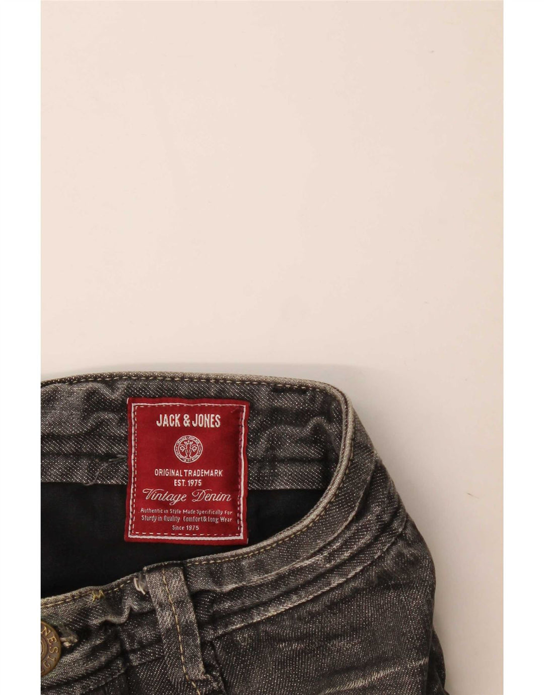 Męskie proste dżinsy Jack & Jones W30 L32 szare