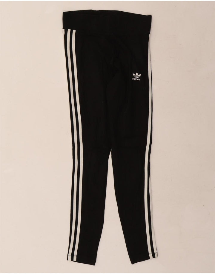 Legginsy damskie ADIDAS UK 8, małe, czarne