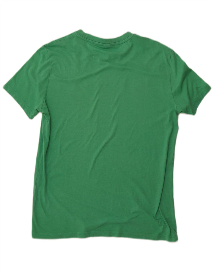Męski T-shirt z grafiką CHAMPION, mały, zielony