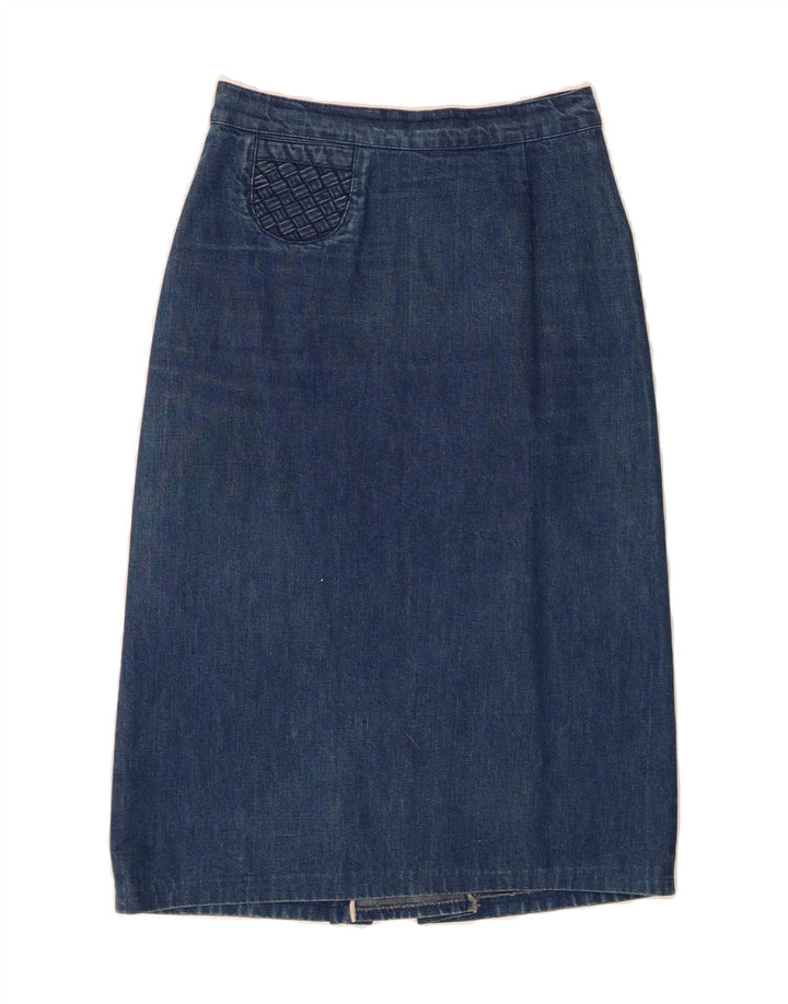 VINTAGE Womens Denim Skirt EU 36 Small W26  Blue Vintage Vintage and Second-Hand Vintage from Messina Hembry 