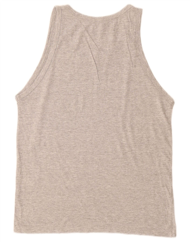 Męska kamizelka Jack & Jones, średnia szara bawełna