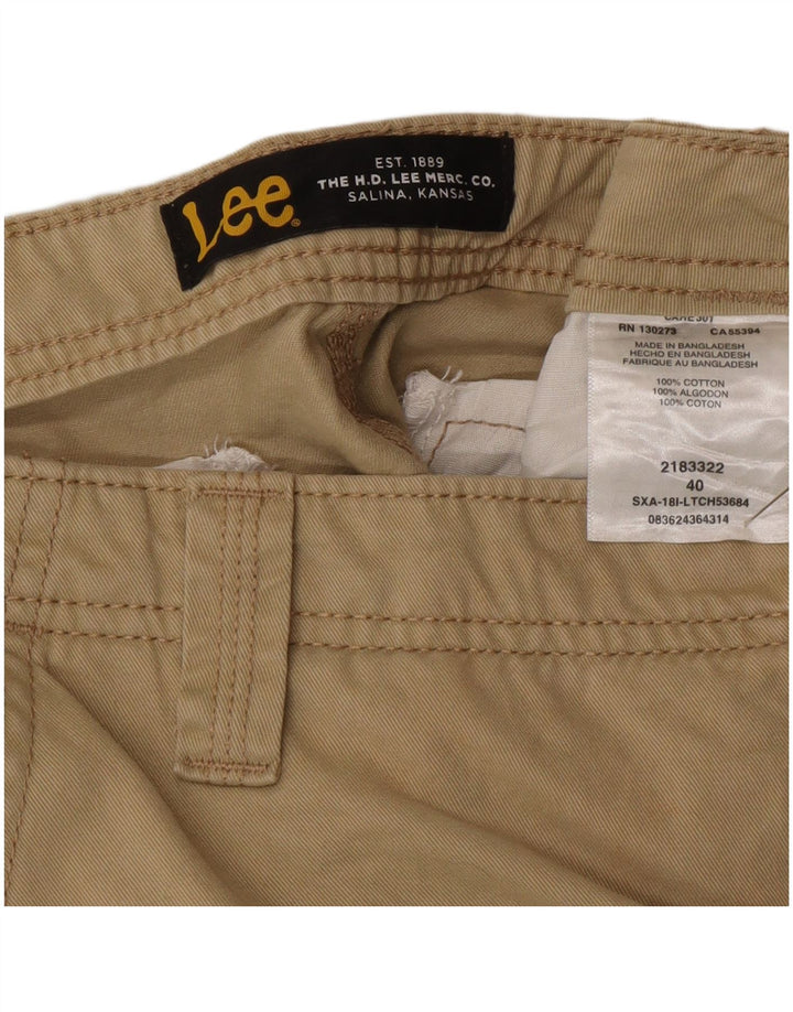 Męskie spodenki cargo Lee W40 XL, bawełna khaki