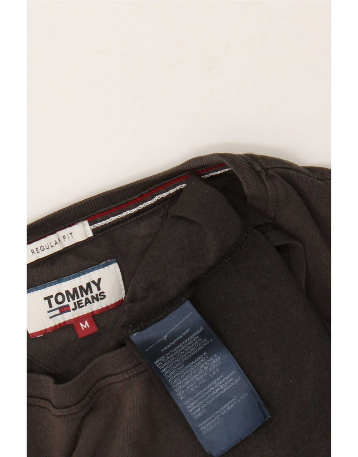 T-shirt męski Tommy Hilfiger o regularnym kroju, średnioszary, bawełniany