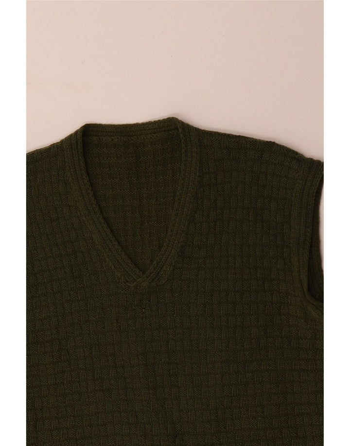 Damski podkoszulek VINTAGE z kamizelką UK 14, średni zielony