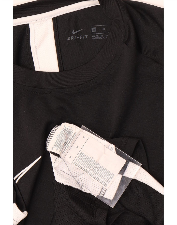 Męska koszulka Nike Dri Fit Top, średni czarny poliester