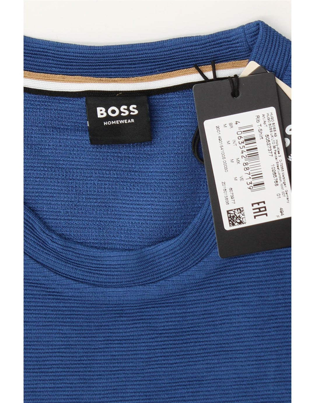 Męska koszulka Hugo Boss Top Medium Blue Modal