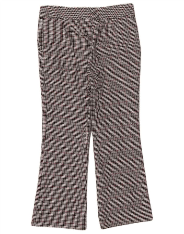 Damskie spodnie garniturowe Hugo Boss UK 12 Medium W32 L27 Szara pepitka