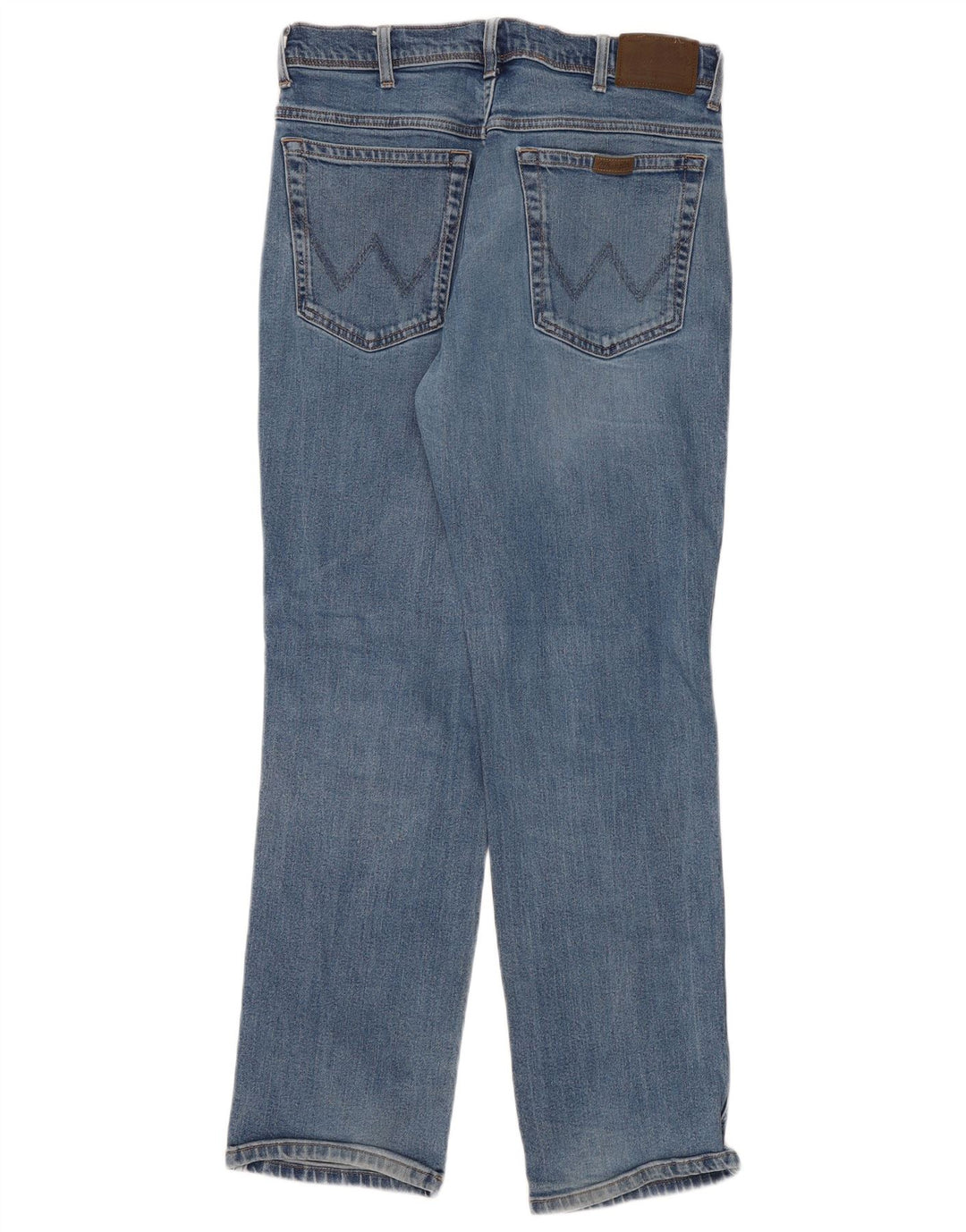 Męskie jeansy Wrangler o prostym kroju W36 L32, niebieskie, bawełniane