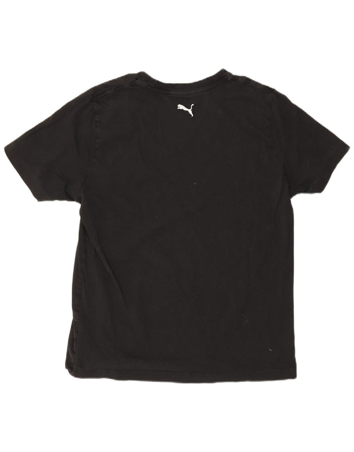 Męski T-shirt z grafiką Puma, duży, czarny