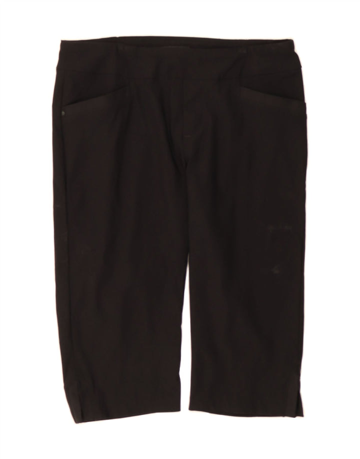 LEE Womens Sculpting Mid Rise Bermuda Shorts US 12 Large W34 Black Vintage Lee and Second-Hand Lee from Messina Hembry 