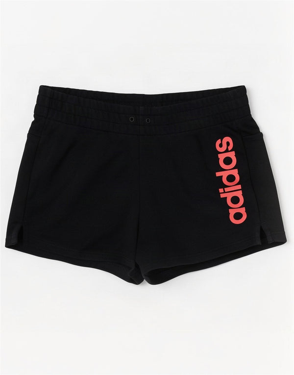 Damskie spodenki sportowe Adidas Graphic UK 8/10 Małe, granatowe, bawełniane