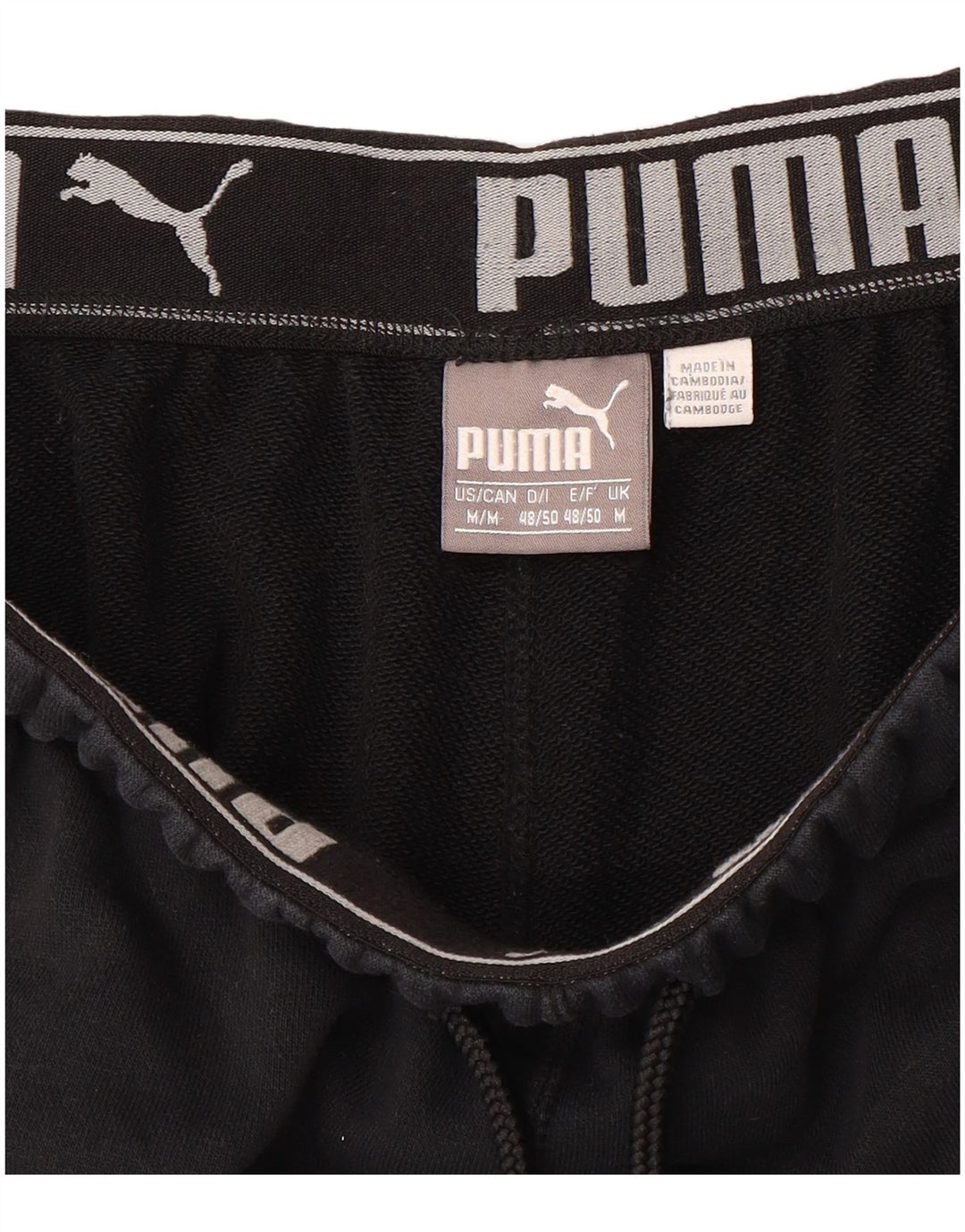 Męskie spodenki sportowe Puma, średnie czarne