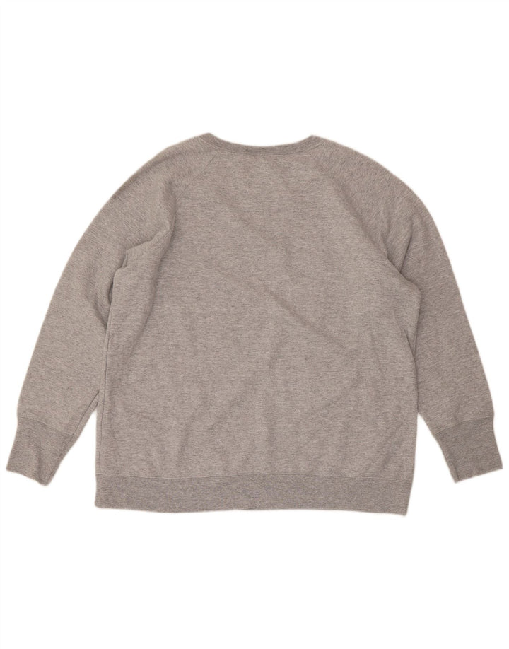 Męski sweter z grafiką Champion XL, szary, poliester