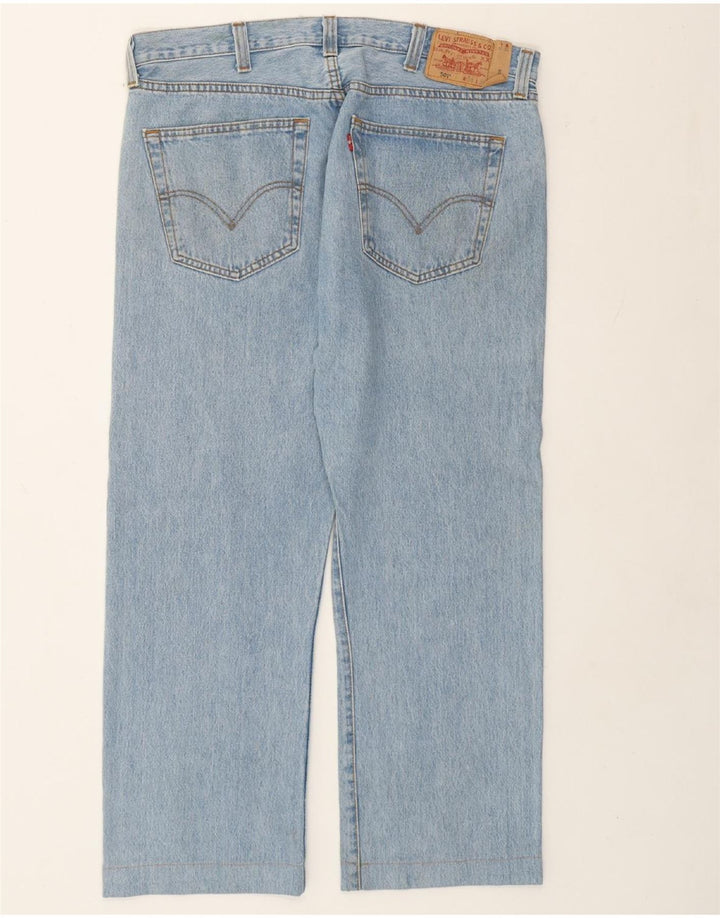 Męskie jeansy Levi's 501 Straight W38 L28 Niebieskie bawełniane