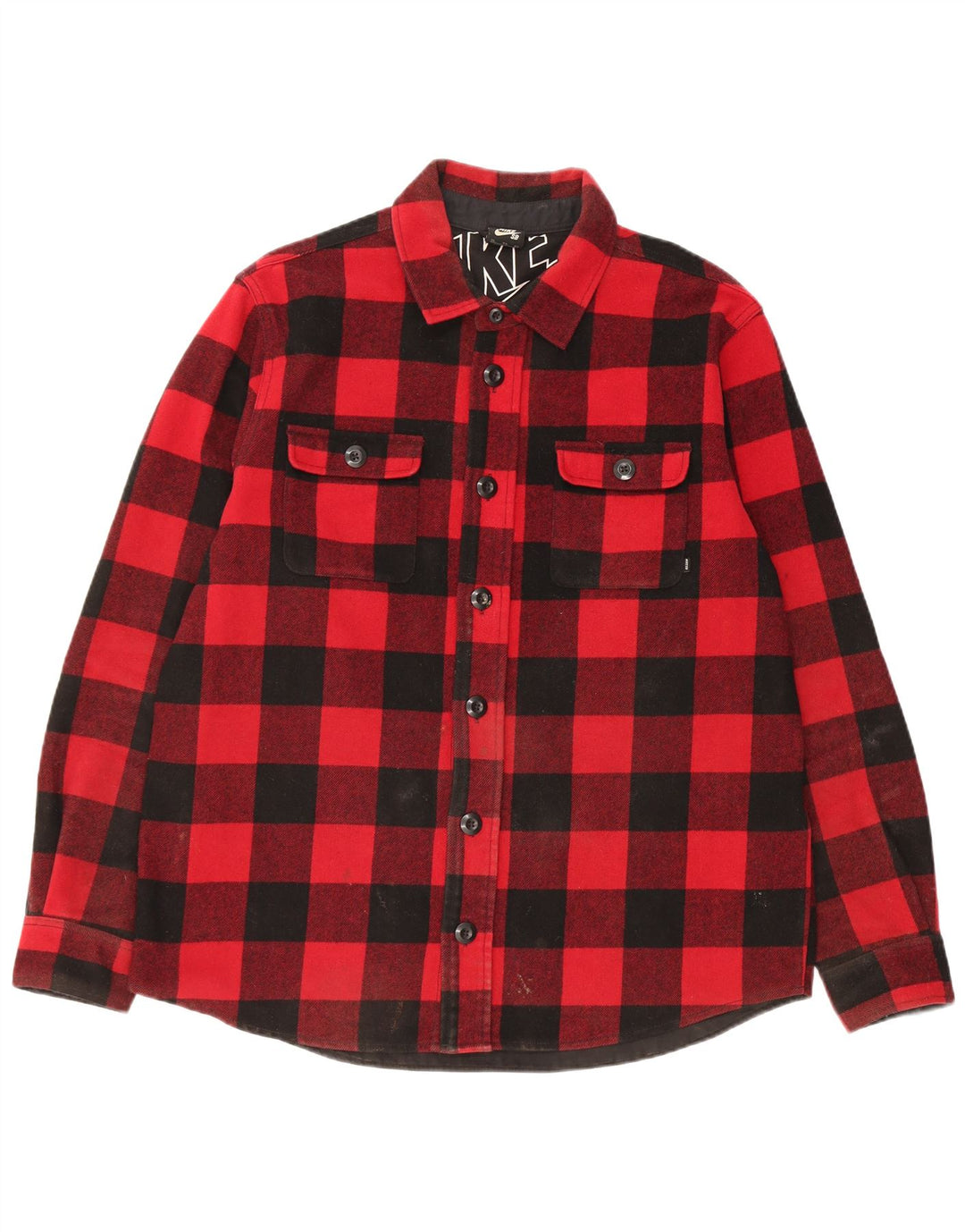 Męska koszula flanelowa Nike Lumberjack XL, czerwona bawełniana kratka