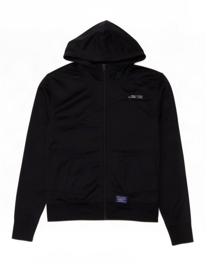 Męski sweter z kapturem i zamkiem Jack & Jones, duży, granatowy, poliester