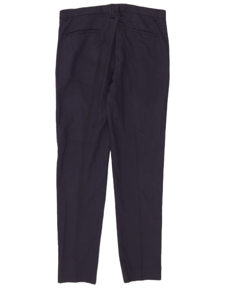 Męskie spodnie garniturowe Zara EU 40 Medium W31 L36 Granatowe
