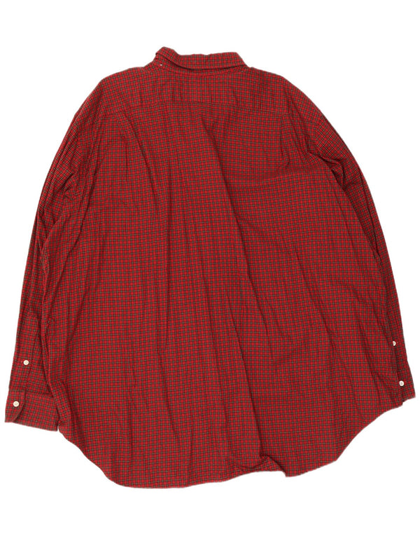 Koszula męska Polo Ralph Lauren 3XL, bawełniana w czerwoną kratę