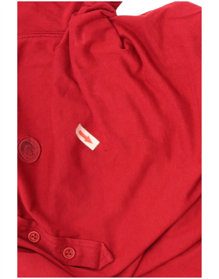 Męska koszulka polo Diesel, mała, bordowa