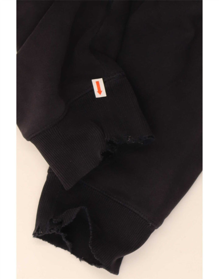 Sweter męski Carhartt z zamkiem błyskawicznym, średni granatowy, bawełniany