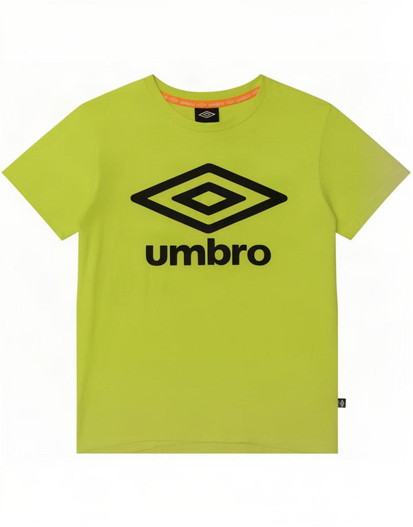 T-shirt chłopięcy Umbro z grafiką, 12-13 lat XL, zielony, poliester