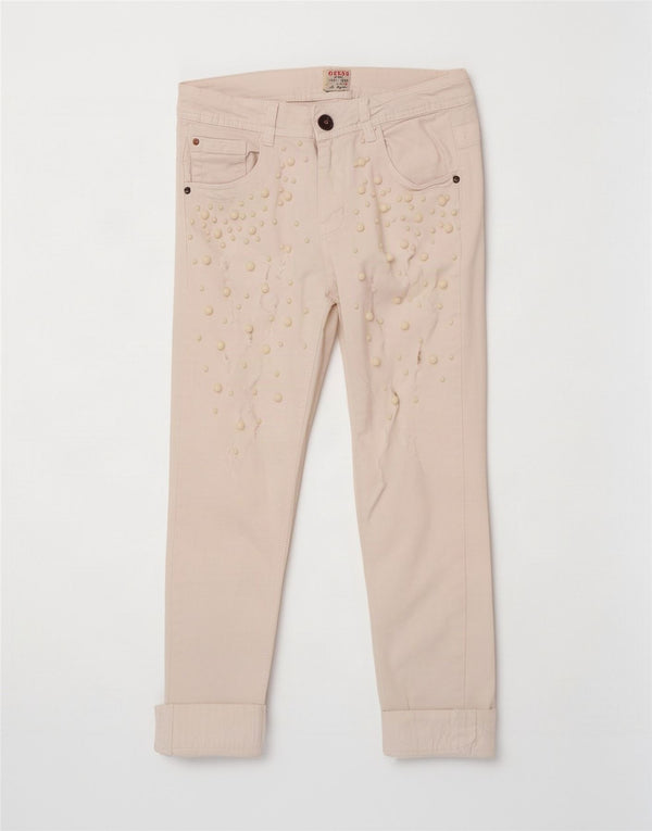 Damskie jeansy Guess W26 L23 w białe cętki