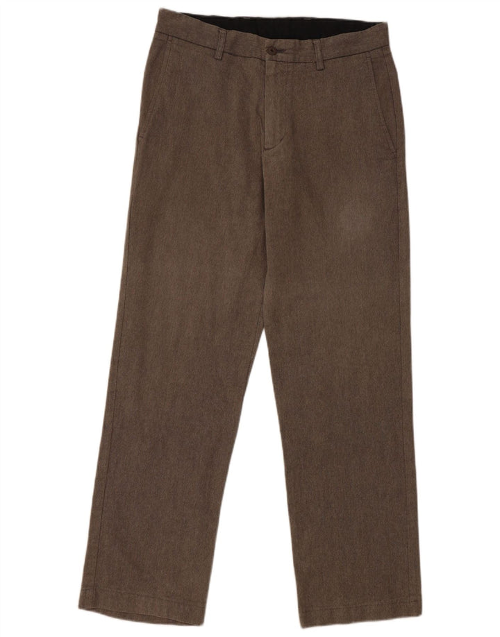 Męskie proste spodnie chino Zara EU 40 Medium W31 L30 Szary poliester
