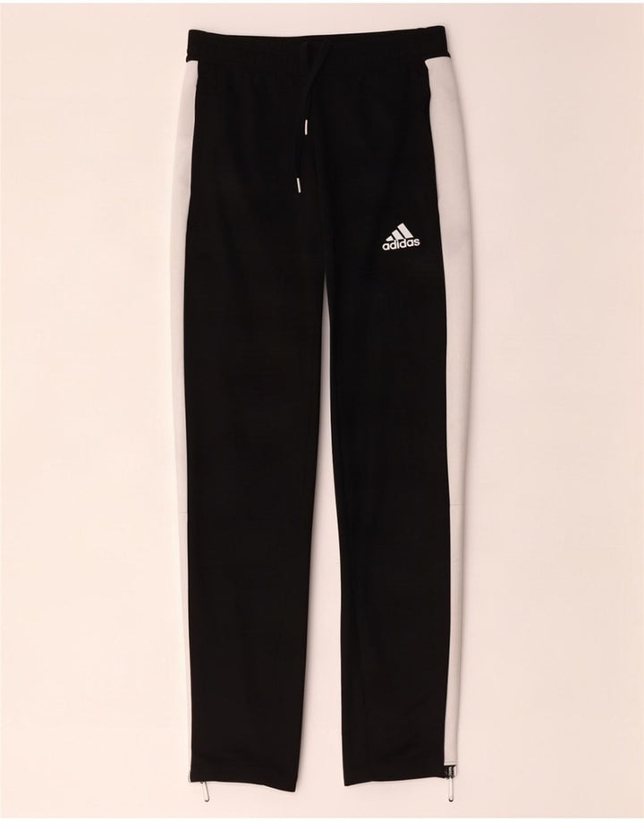 Męskie spodnie dresowe Adidas Aeroready, małe, czarne, z blokami kolorów, z poliestru