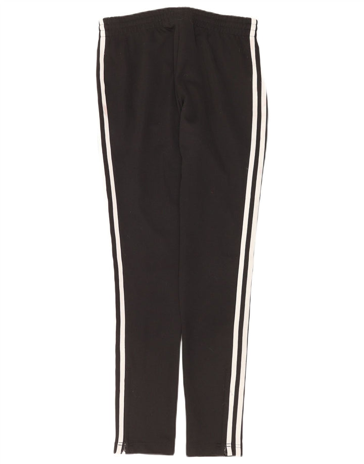 Damskie spodnie dresowe Adidas UK 8, małe, czarne, poliestrowe