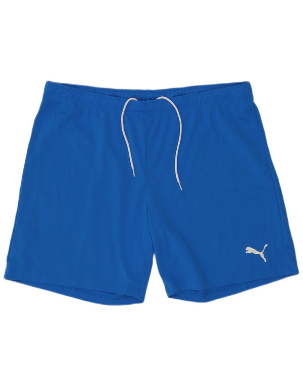 Męskie spodenki sportowe Puma 2XL Niebieskie, poliestrowe sportowe