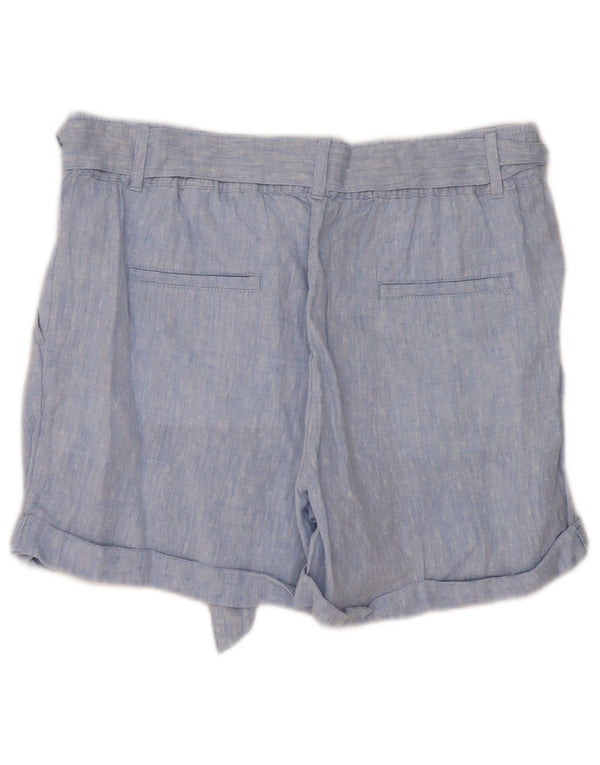 Marks & Spencer Damskie spodenki Chino UK 14 Large W34 Niebieskie geometryczne
