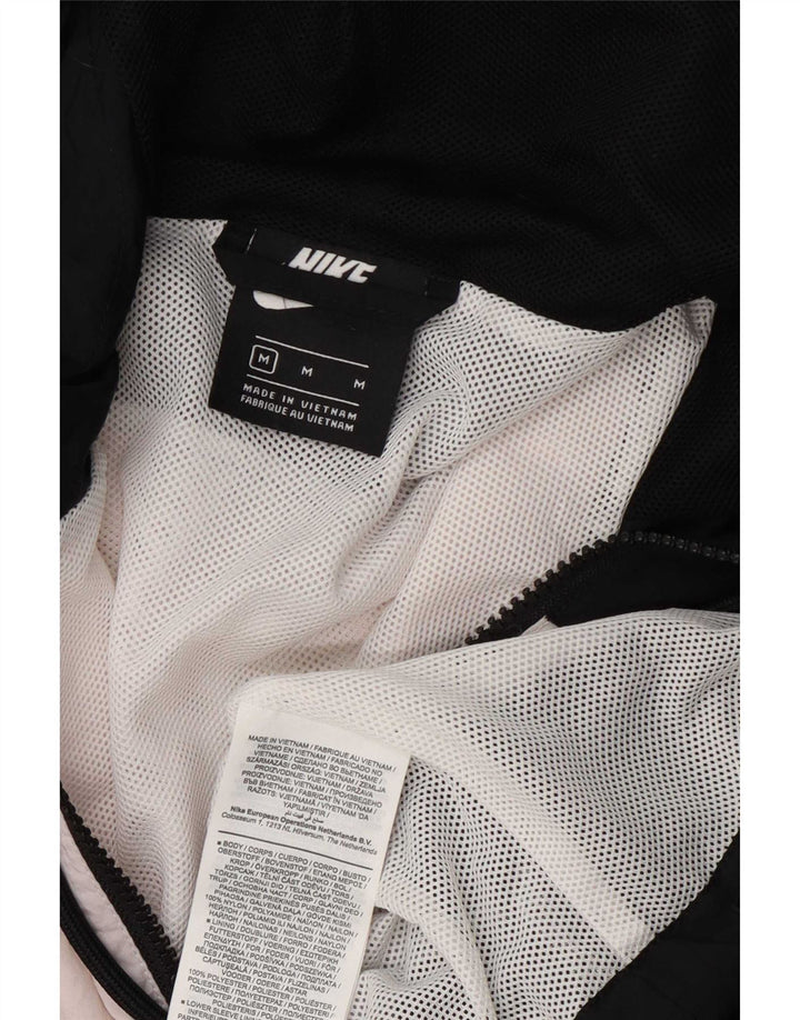 Męska kurtka przeciwdeszczowa z kapturem Nike UK 38 Średni wielobarwny nylon z blokami kolorów