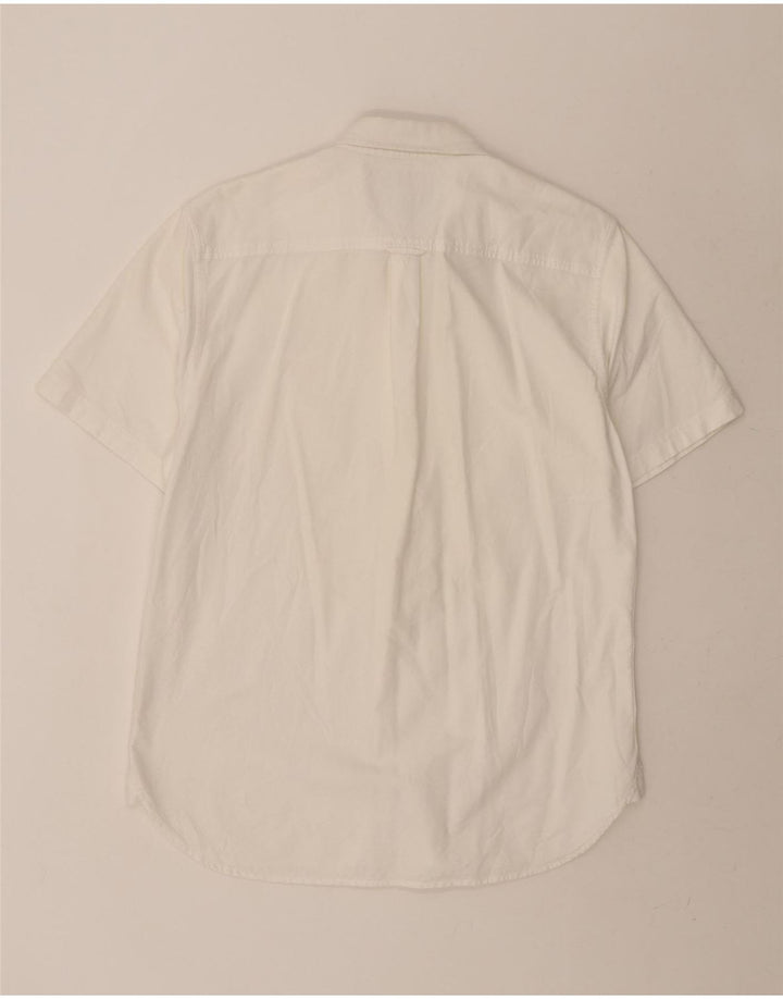 TIMBERLAND Mens Regular Fit Short Sleeve Shirt Medium White Vintage Timberland and Second-Hand Timberland from Messina Hembry 