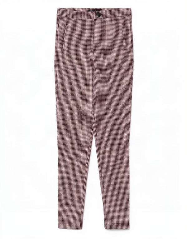 Spodnie damskie Zara Skinny Casual, małe W26 L27, wielokolorowa pepitka