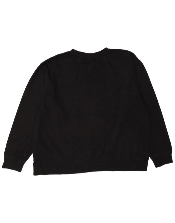 Damska bluza Vans z grafiką, UK 18 XL, czarna, bawełniana w kwiaty
