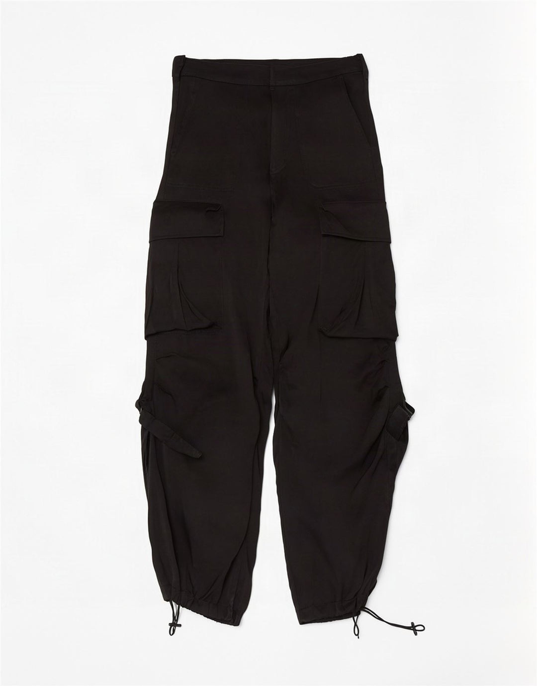 Spodnie damskie Zara Joggers Cargo XS W24 L30 Czarne