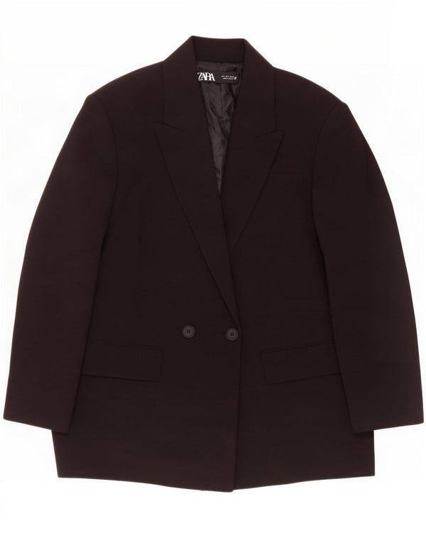 Damska marynarka Zara Oversize z podwójnymi piersiami UK 10 Small Black