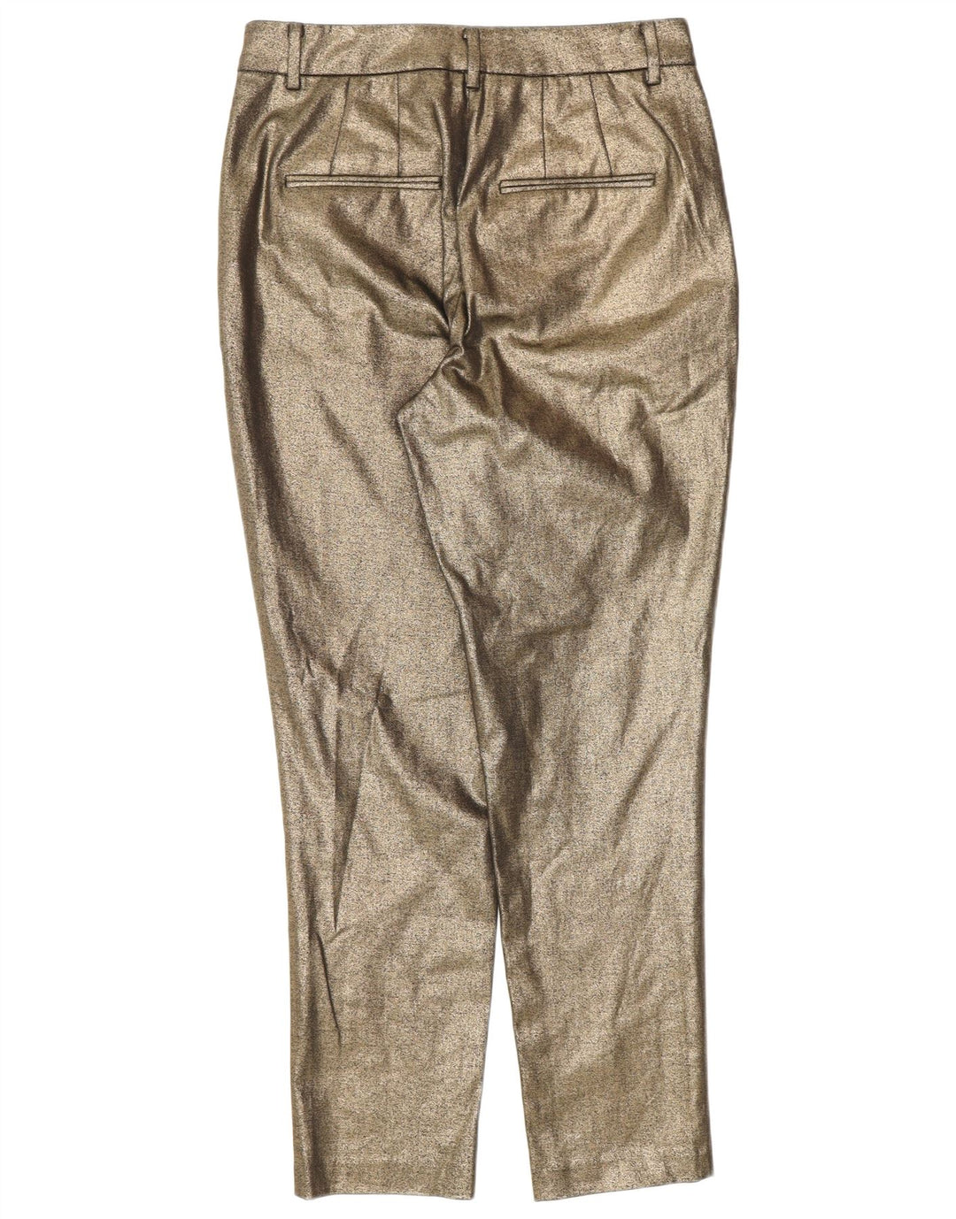 ALL SAINTS Womens Slim Chino Trousers UK 10 Small W28 L28 Gold