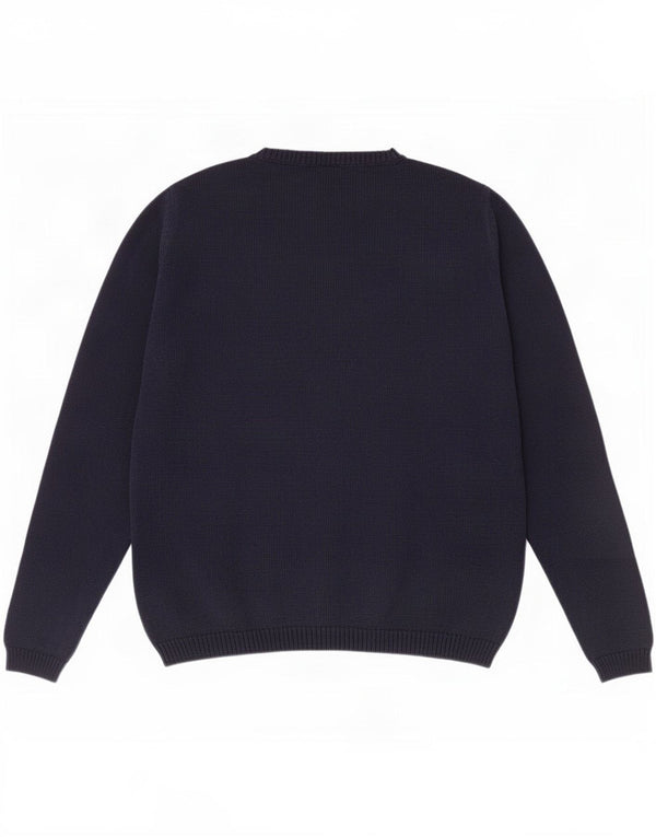 Marks & Spencer Damski sweter z dekoltem w łódkę, UK 16, duży, granatowy