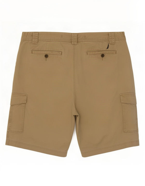 Męskie spodenki cargo Nautica Clipper XL W38, beżowe, bawełniane