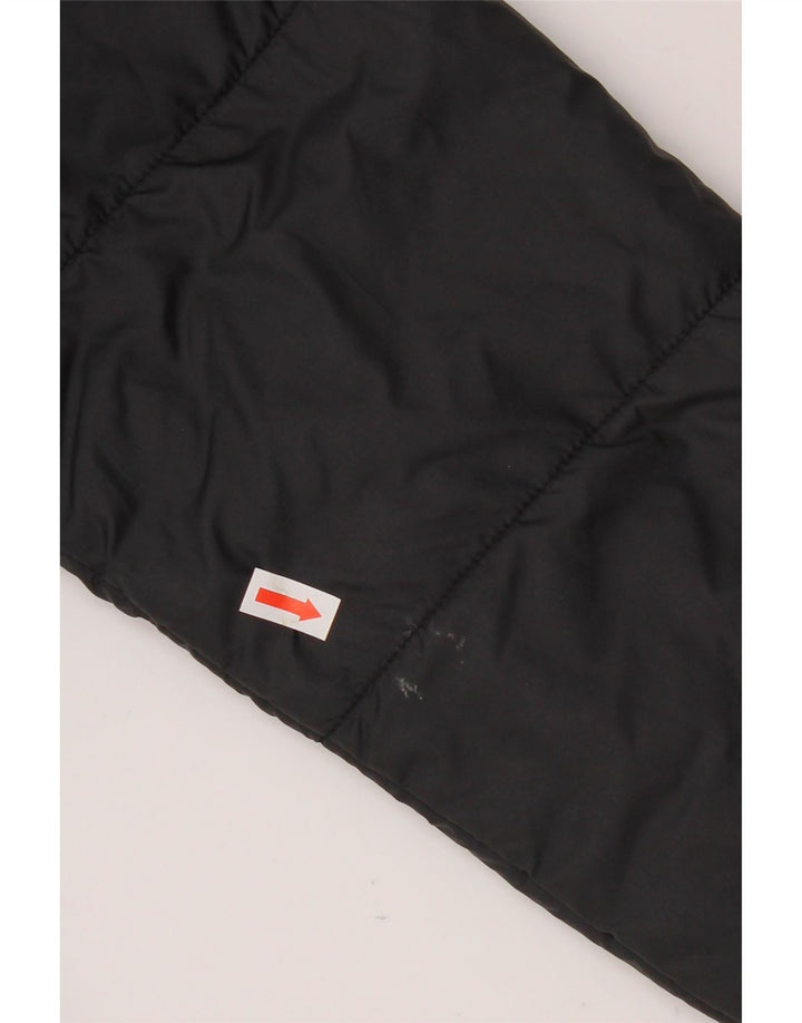 ADIDAS Womens Hooded Padded Jacket UK 12 Medium  Black Polyester Vintage Adidas and Second-Hand Adidas from Messina Hembry 