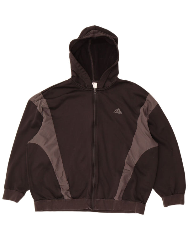 Damska bluza z kapturem Adidas Oversize UK 18 XL w kolorze czarnym