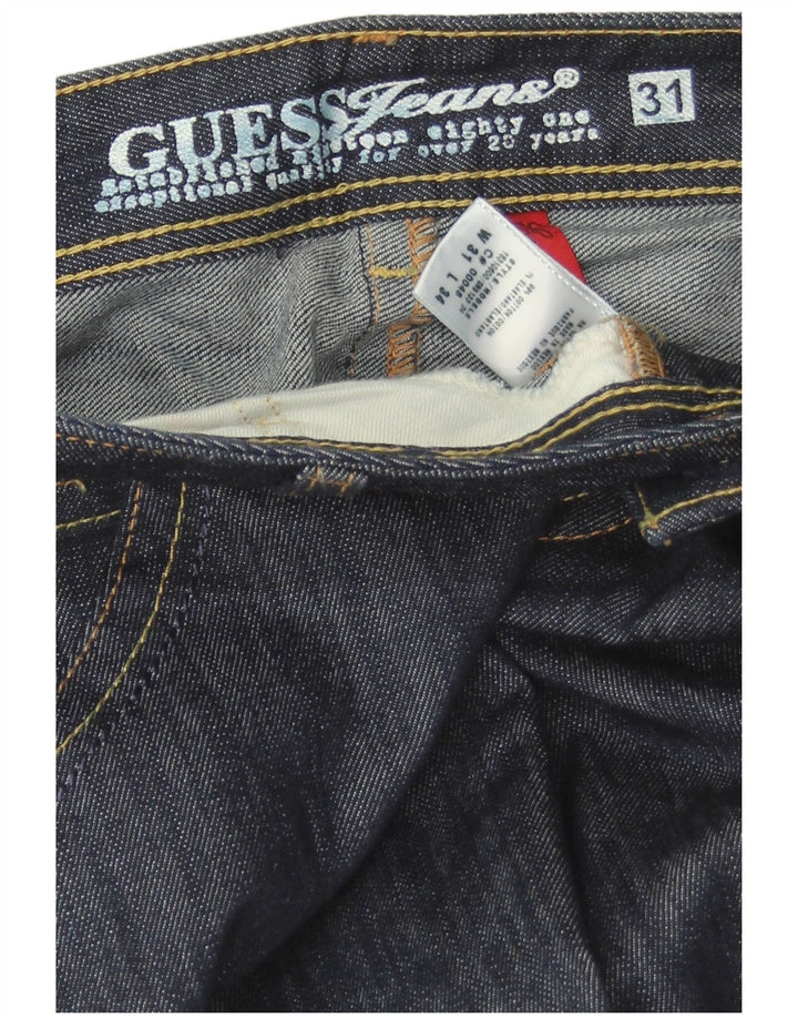 Jeansy damskie Guess Bootcut W31 L34 Granatowe, bawełniane