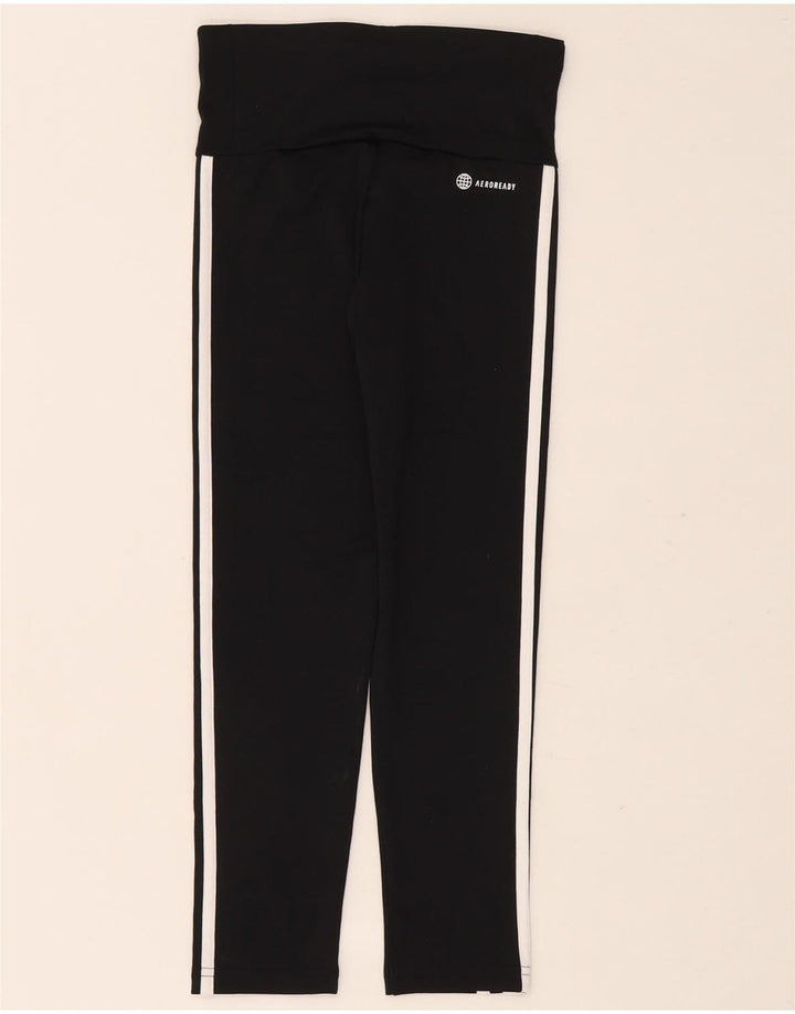 Legginsy Adidas Dziewczęce Aeroready 9-10 lat Czarny Poliester
