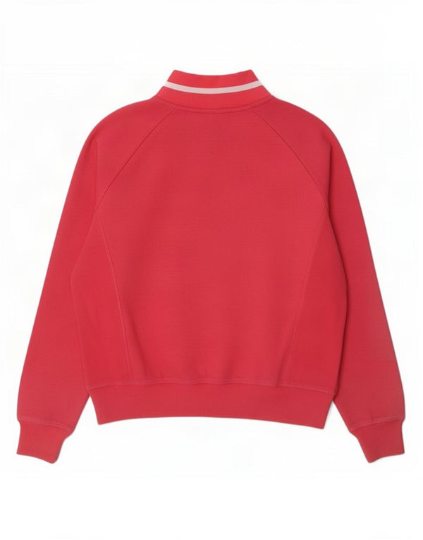 Fila Womens Sweatshirt Jumper UK 14 Medium Pink Cotton