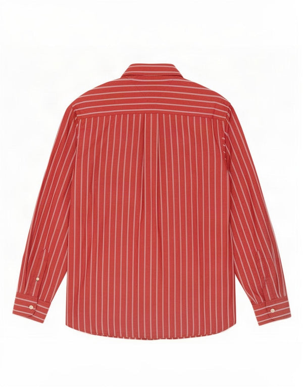 Koszula męska Tommy Hilfiger, bawełniana w średnie czerwone prążki