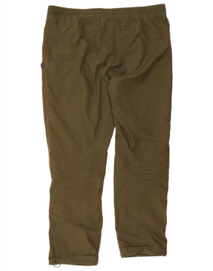 Męskie spodnie dresowe Adidas, średni khaki, poliester