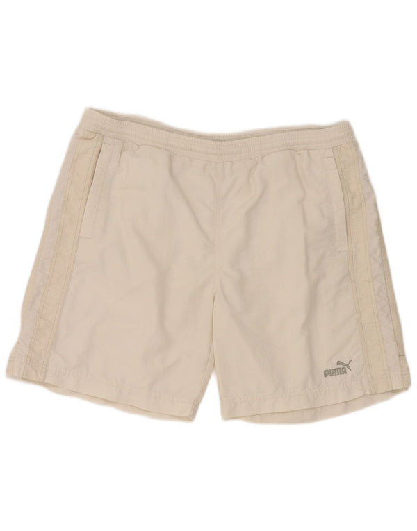 Męskie spodenki sportowe Puma XL, biały nylon